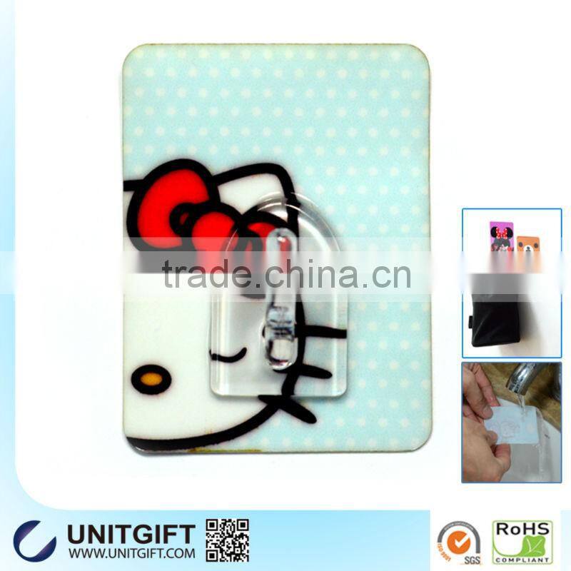 2014 new designed reusable silicone adhesive hanger hook