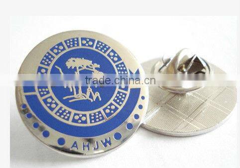 customer desiged company logo badge pin