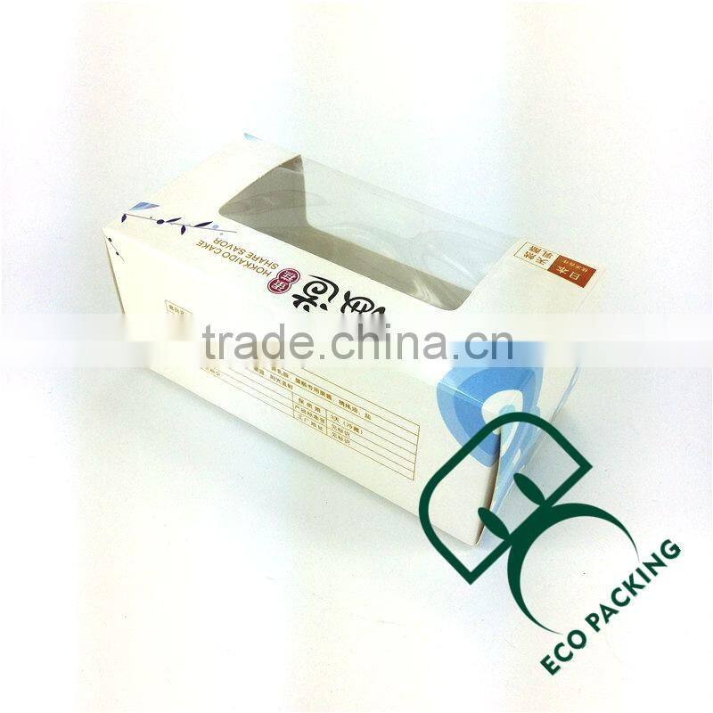custom cake boxes and packaging with PVC window