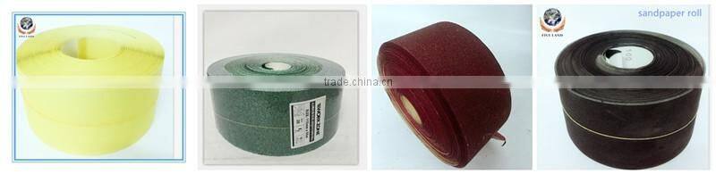 various size aluminium oxide glass sand abrasive sandpaper rolls for polishing metal or wood