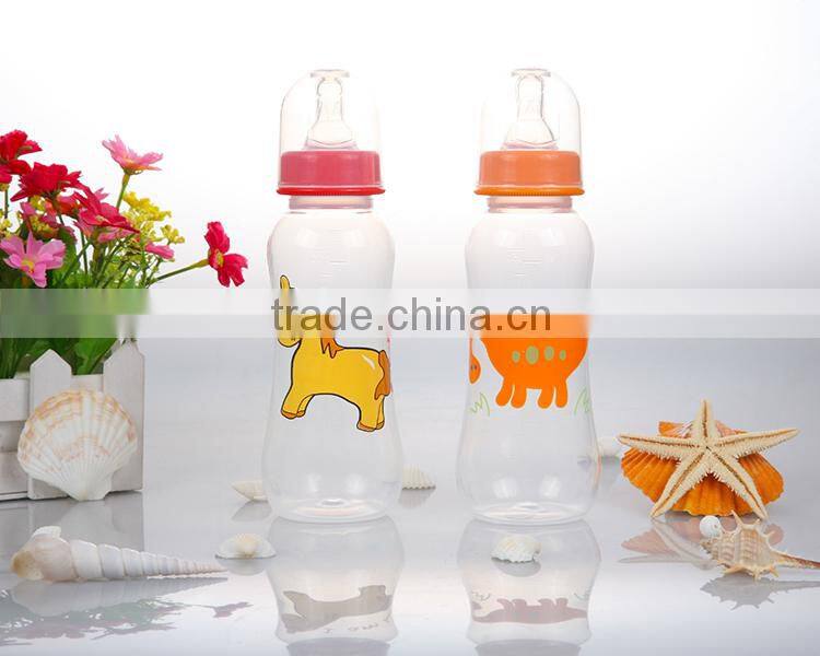 Jinhua baby products manufacture wholesale Plastic BPA-FREE baby feeding bottle