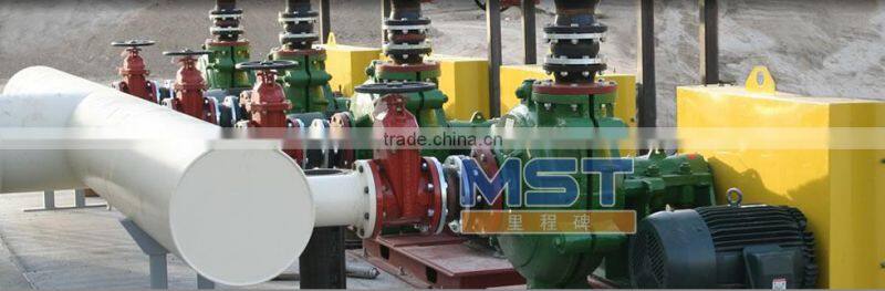 High pressure slurry pump with controllable speeds