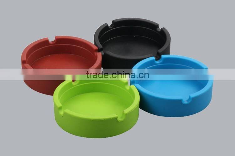 easy clean circular silicon ashtray,silicone ashtray for promotion,silicone ashtray from China manufacturer