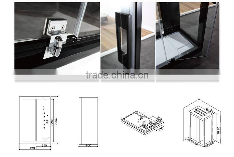 CRW AA0003 CE Enclosed Steam Shower Room