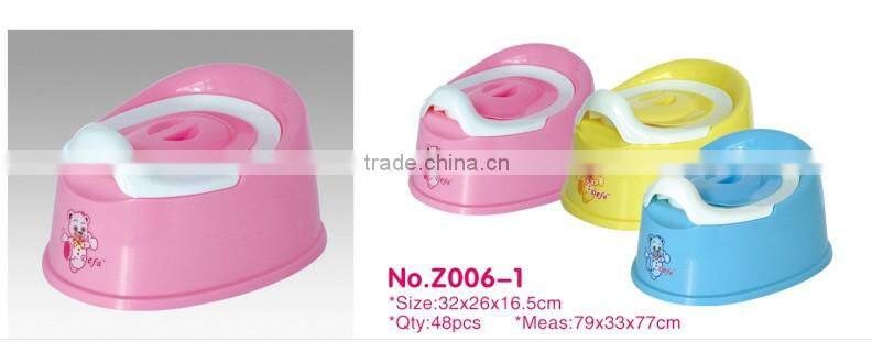 2015 new products cute frog shape folding travel porta potty