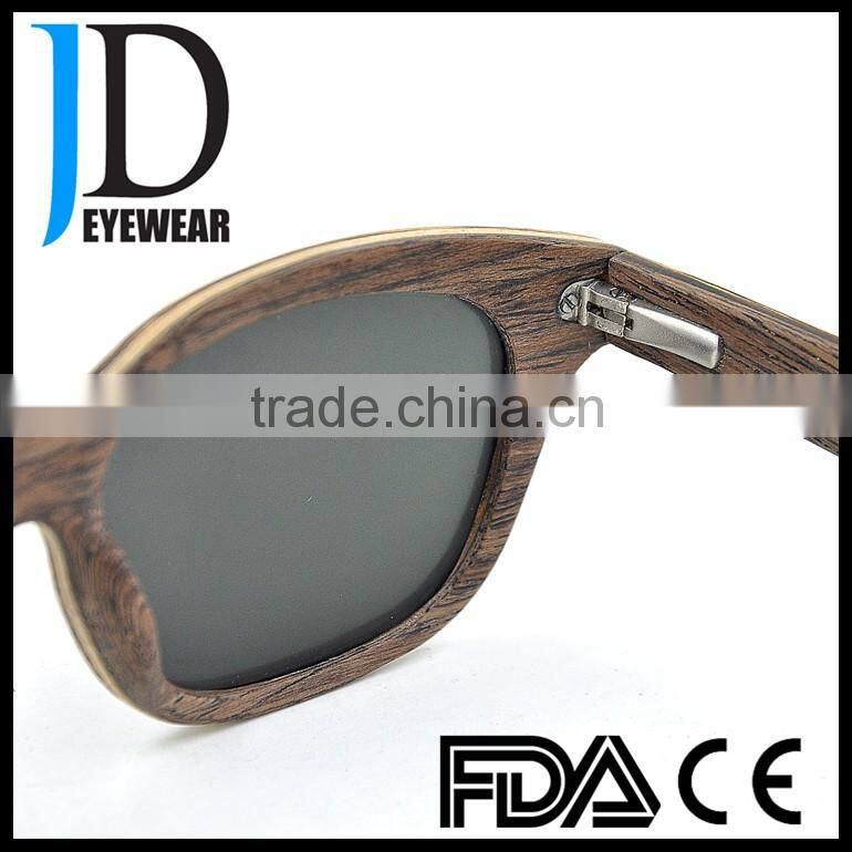 2016 italy designer fashionable handmade natural wholesale wood sunglasses