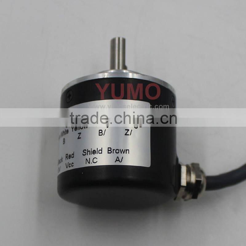 YUMO ISC3806 360PPR 5V YUMO ISC3806 500PPR 5V CNC system Solid shaft encoder optical price incremental rotary encoder