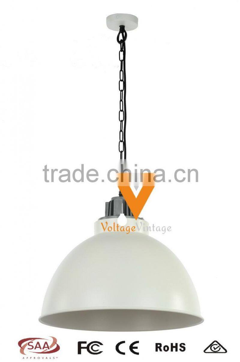 Manufacturer's Premium Industrial Bowl Chain Pendant Light Barn Loft Style Ceiling Light Kitchen Hanging Lamp