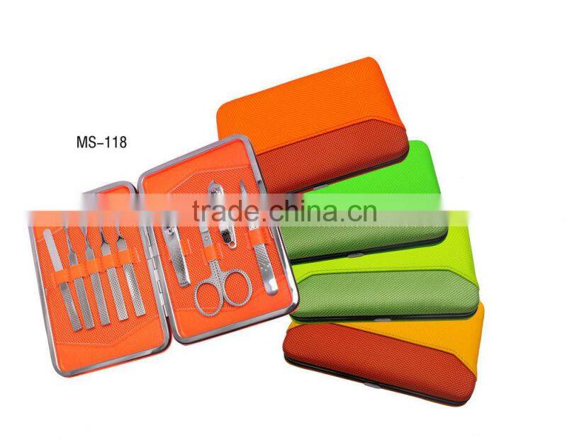 High quality stainless steel nail tools set kit