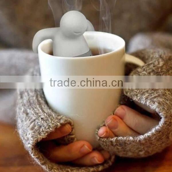 Hot Sale US Amazon BPA free Food grade silicone tea infuser silicone tea strainer