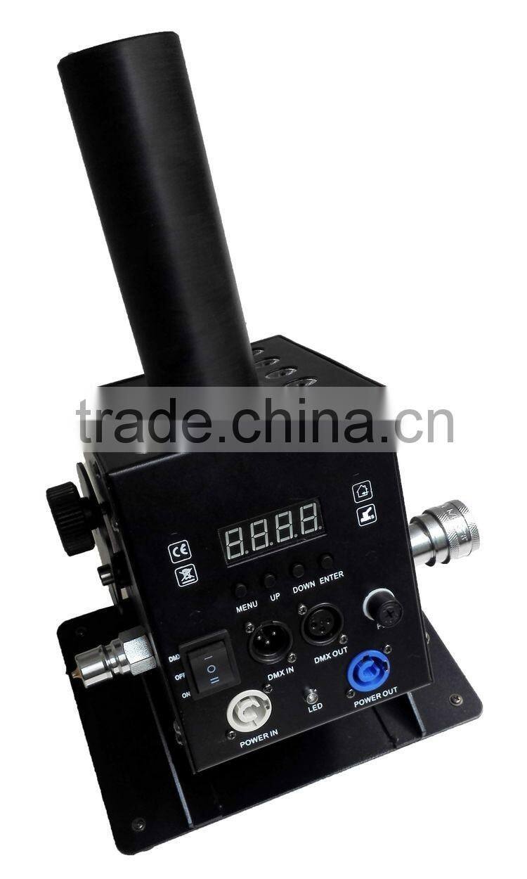 NewComer 300W Pro Stage Special Effect Multi-anlge DMX512 LED CO2 Jet Cannon Blaster 12pcsx3W RGB 3IN1 LED Fogger Machine
