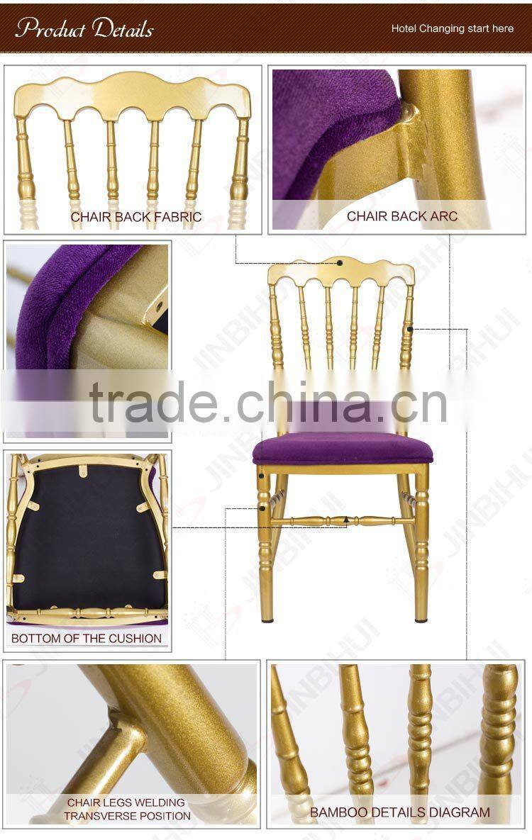 BH-L8814 Hot sale Wood And Resin Napoleon Chair