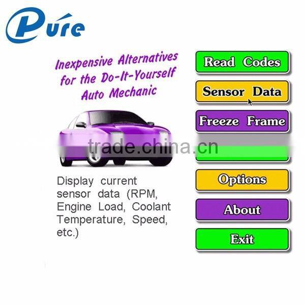 High quality mini ELM327 bluetooth OBDII car diagnostic interface scanner works with all OBD2 compliant vehicles