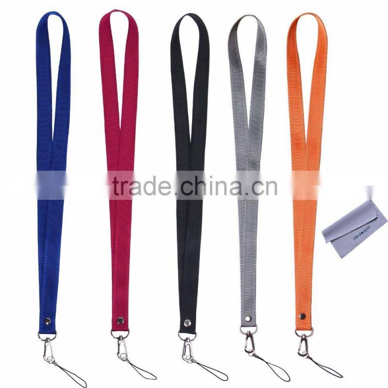 Fashion Custom Logo Printed Lanyard With Metal Hooks