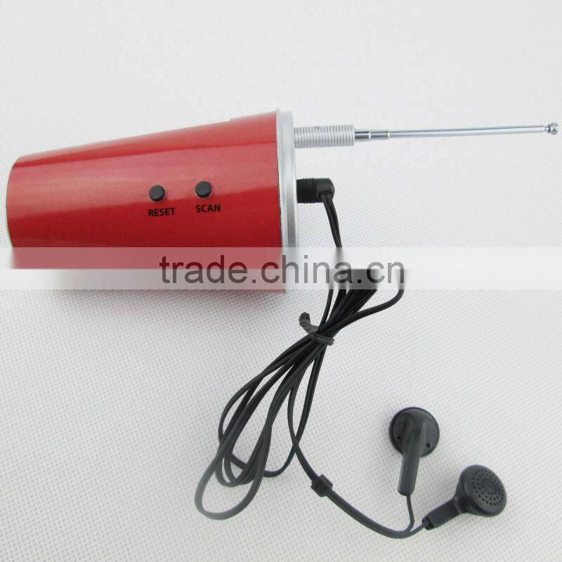 promotional gift mini cup fm radio