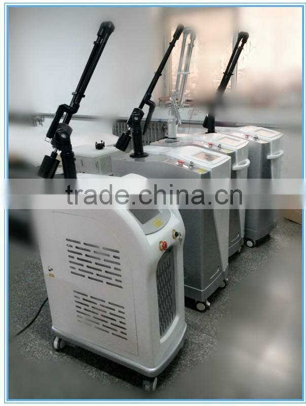 2016 new technolgoy q switch nd yag laser tattoo removal Machine with 7-joint Articulated arms