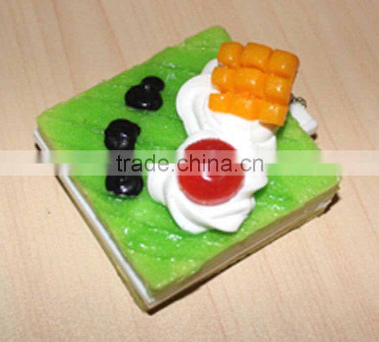 Artificial wedding/anniversary/birthday cake with fake fruits decoration