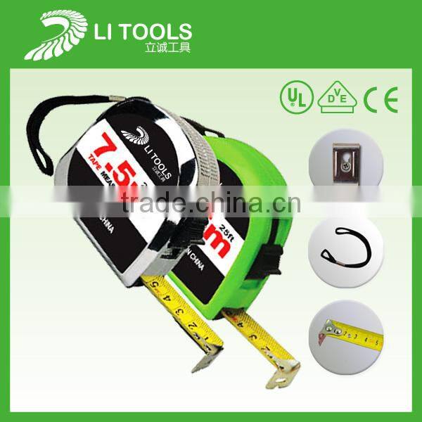 Strong two stop high quality 3m steel measure tape