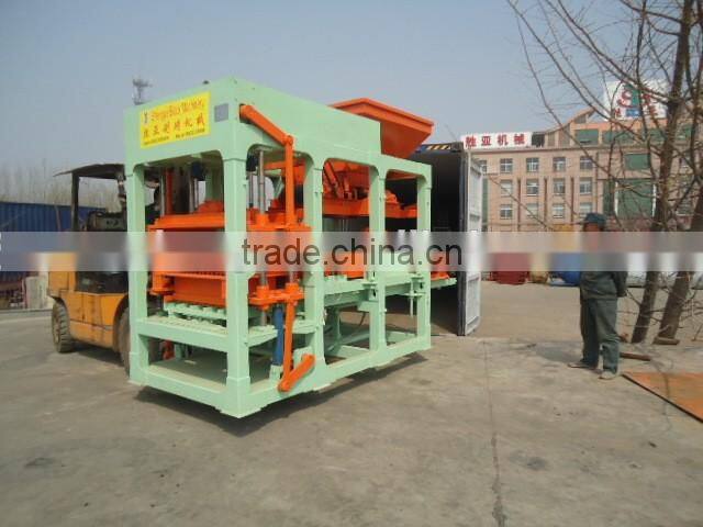 QT4-15 Vibration concrete block making machine,automatic hollow block machine