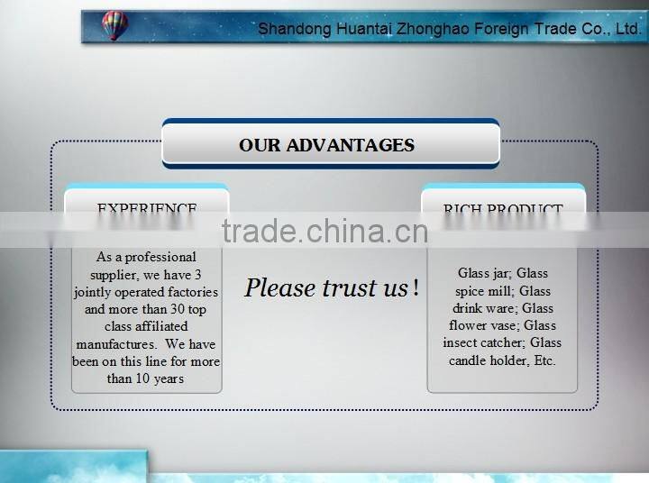 3pcs new design glass jars