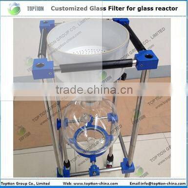 super quality poue type laboratory vacuum chemical customized glass filter TOPT-CL30L (30L) for sale
