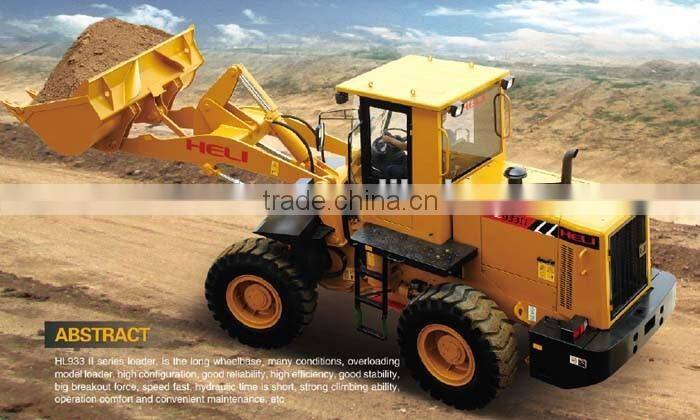 HELI ZL35E wheel loader with 2.0m3 bucket and 92kW DEUTZ engine