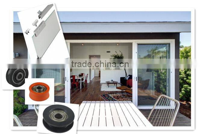 Noiseless and fastly sliding door roller 696 square roller