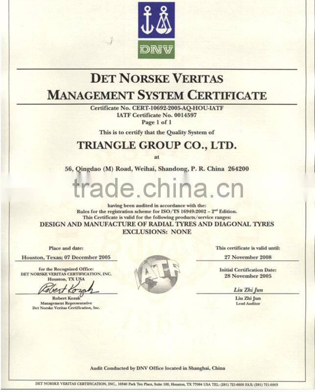 Triangle Brand Best Quality Chinese Tire 185R14C alibaba tires