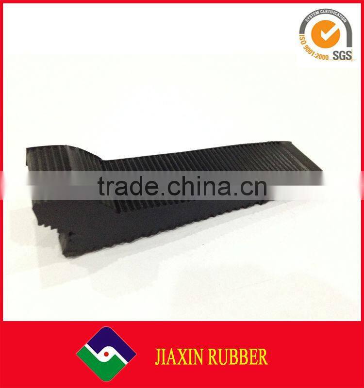 2015 China Manufacturer Black Wedge Decotative Rubber Sliding Door Stopper