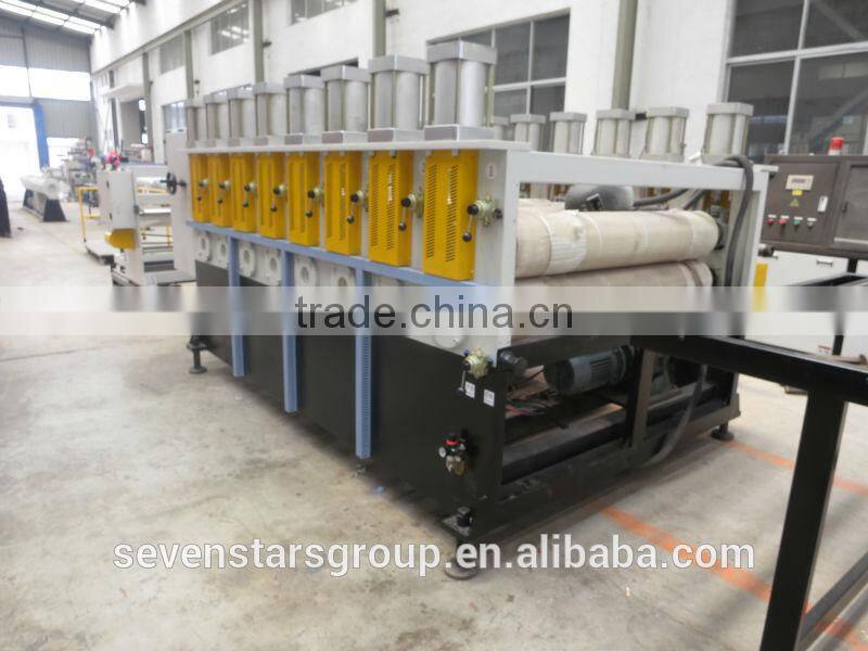 2015 new designed pvc/ wpc foam board machine