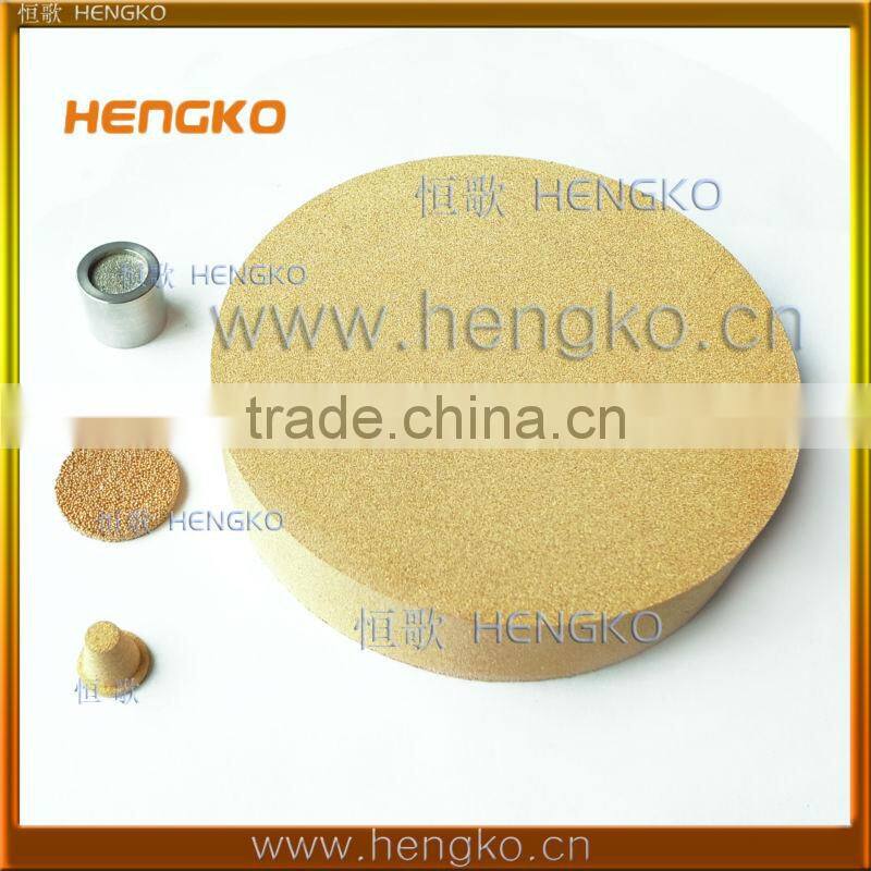 Granule Powder Micron Porous Brass Sintered Bronze Filter Disc