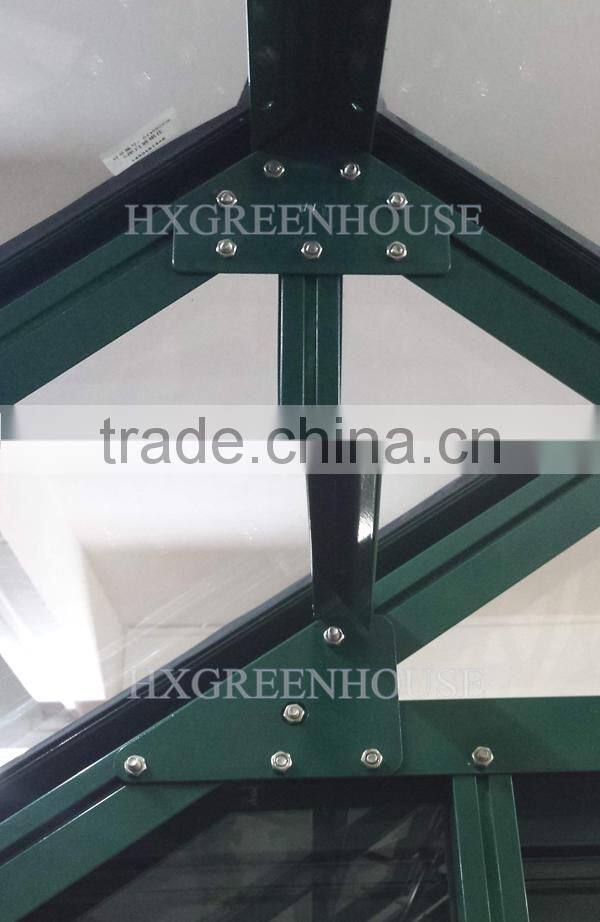 High performance aluminium large glass agricultural greenhouses