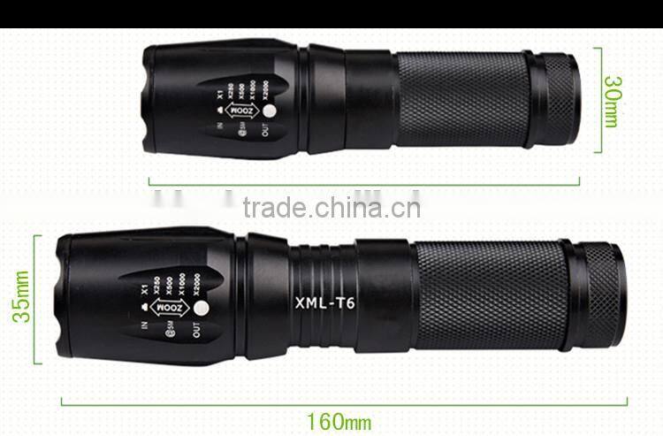 aluminium rechargeable led flashlight tactical flashlight rechargeable flashlight