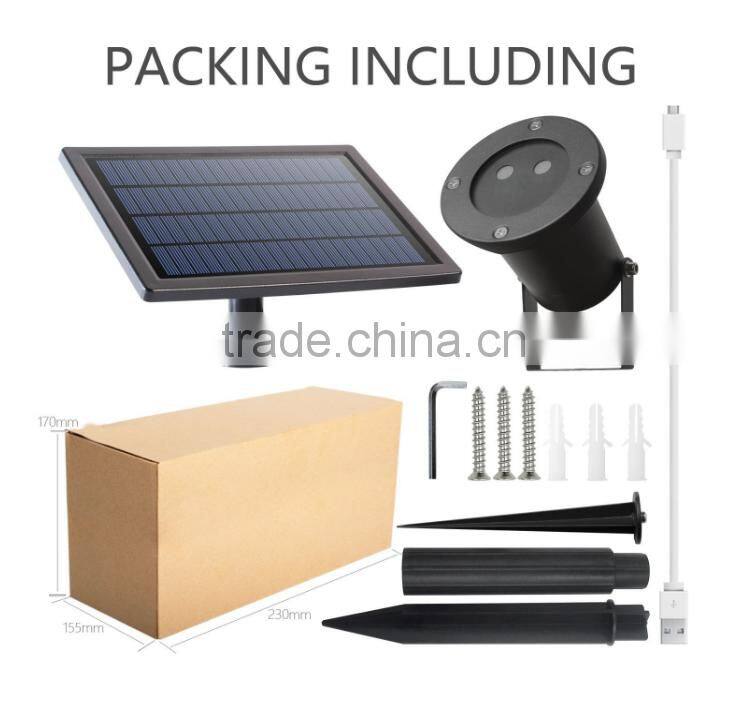 China manufacture outdoor lawn solar laser projector