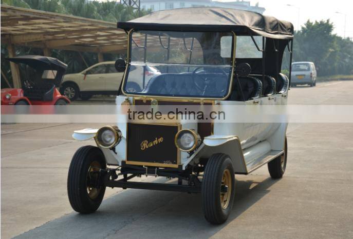 2017 unique impressive design CE vintage 48V electric car for tourism