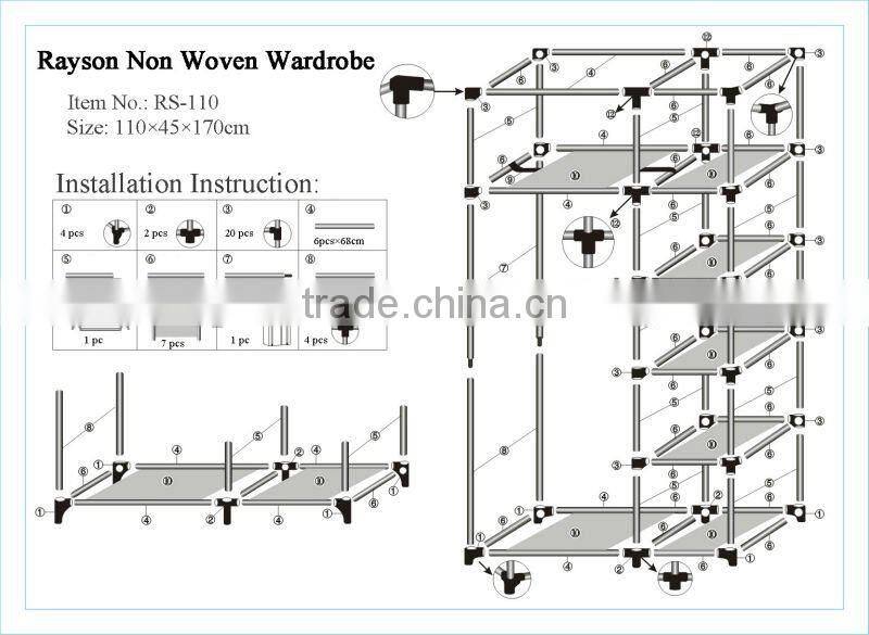 The cheapest Furniture - Non Woven Wardrobe