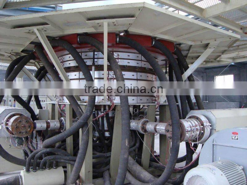 Three layer coextrusion laminating film die head