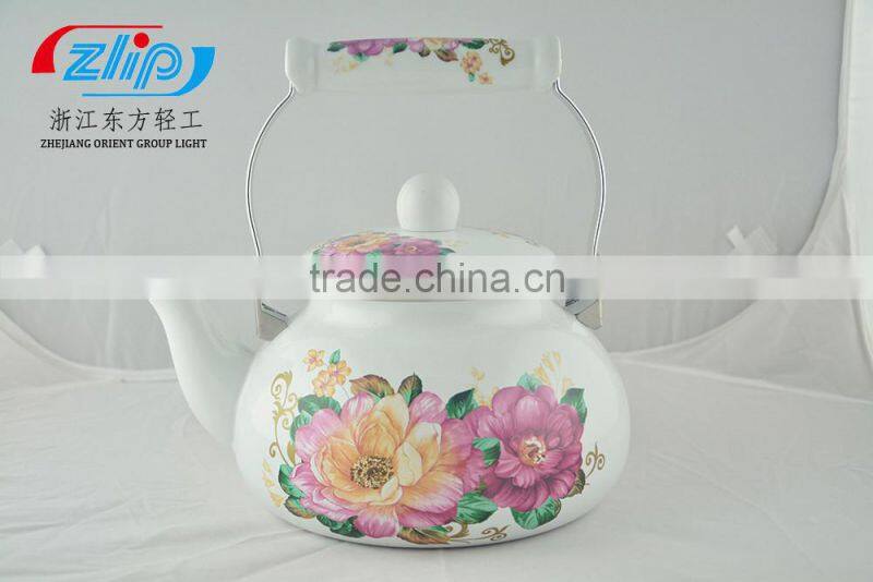 ENAMEL KETTLE FLAT 2.5L