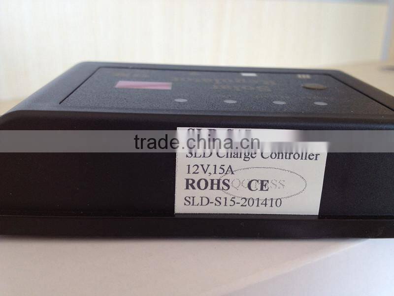 15A, 12V solar charge controller solar street light controller with LED display