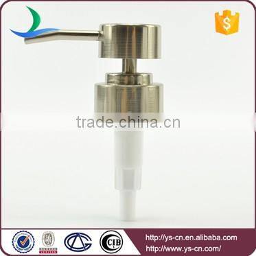 Latest product wholesale matte nickel silk effect lotion pump