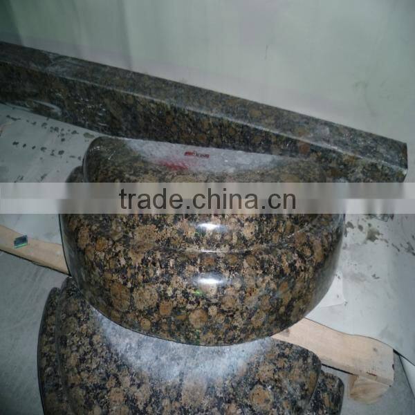 Top quality Polished Baltic brown gate pillar design