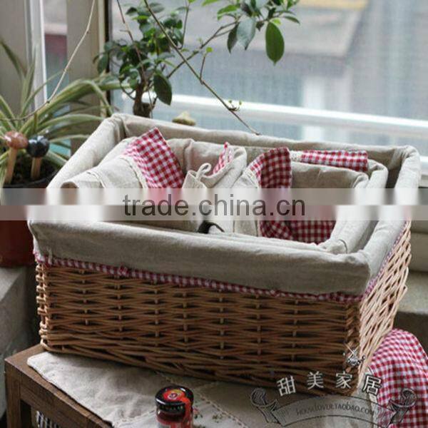 Exqusite large round storage baskets with lids