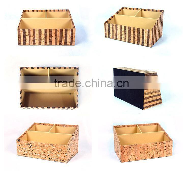 Store More Long serve life wood desktop organizer