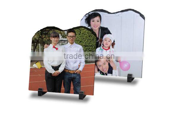 Water Proof Photo Frame Sublimation Slate Rock