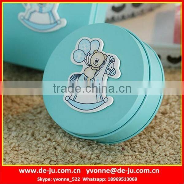 Crystal Texture Candy Tin Container