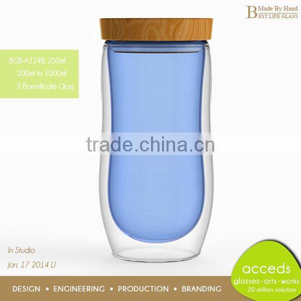 Large Clear Pyrex Handmade Candy Jar