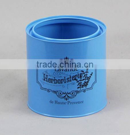 2016 new style metal round custom printed tin box for gift
