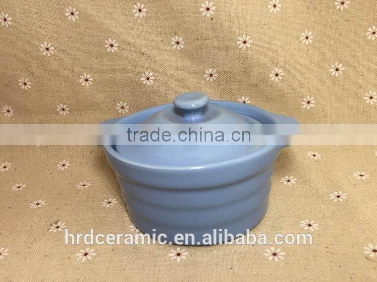 Stocked Industrial ceramic Soup pot Milk Pot Dessert bowl