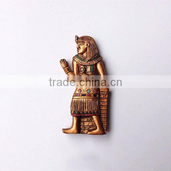 Custom egyptian god horus resin super strong fridge magnet