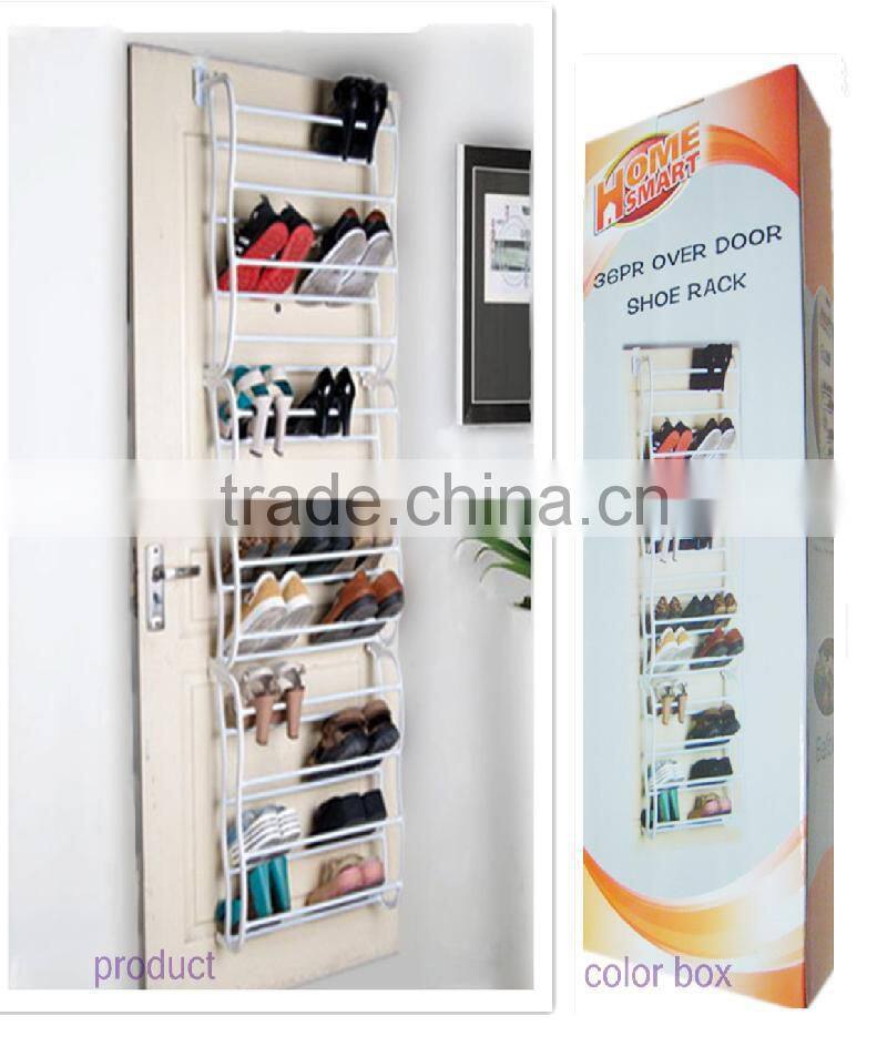 door hanging metal shoe rack in special style